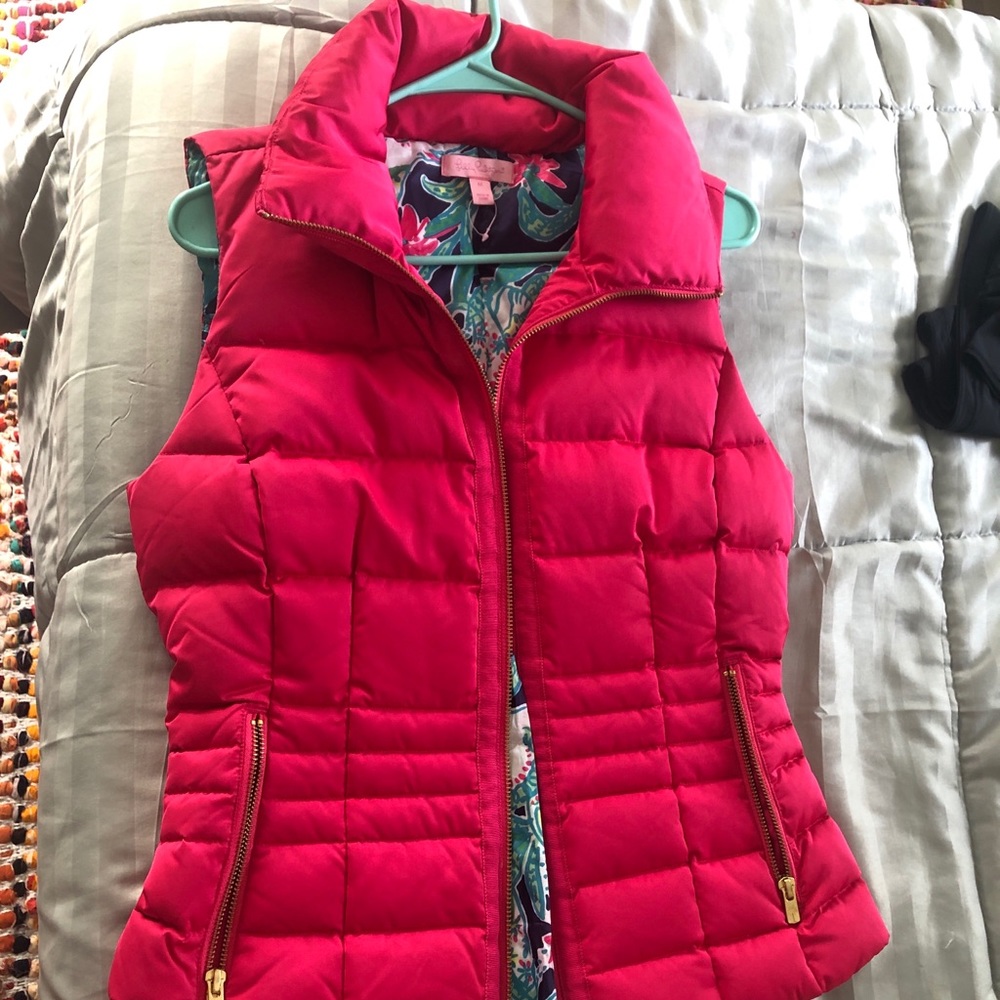 New Lilly Pulitzer Puffy Vest